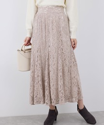 ROPE' PICNIC | 着丈が調節できる起毛レーススカート(スカート)