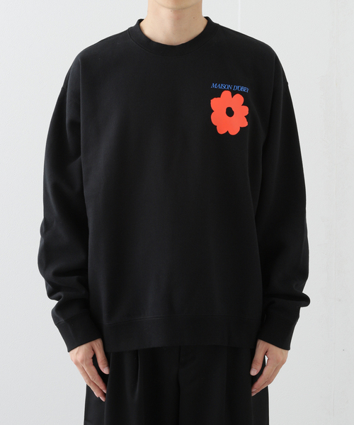 OBEY(オベイ)の「OBEY / オベイ MAISON DOBEY(Tシャツ/カットソー・メンズ・ブラック/レッド・MEDIUM/LARGE)」の9枚目の写真