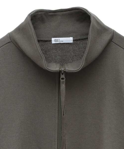 CRAFT STANDARD BOUTIQUE（クラフトスタンダードブティック）の「【WEB限定】裏毛ダブルジップショートスウェット（スウェット・レディース・ブラック/ホワイト系その他/ネイビー/杢グレー/グリーン系その他3/カーキ・FREE）」の15枚目の写真