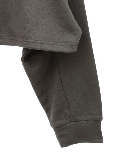 CRAFT STANDARD BOUTIQUE（クラフトスタンダードブティック）の「【WEB限定】裏毛ダブルジップショートスウェット（スウェット・レディース・ブラック/ホワイト系その他/ネイビー/杢グレー/グリーン系その他3/カーキ・FREE）」の16枚目の写真