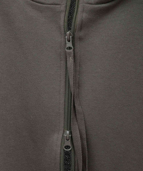 CRAFT STANDARD BOUTIQUE（クラフトスタンダードブティック）の「【WEB限定】裏毛ダブルジップショートスウェット（スウェット・レディース・ブラック/ホワイト系その他/ネイビー/杢グレー/グリーン系その他3/カーキ・FREE）」の18枚目の写真