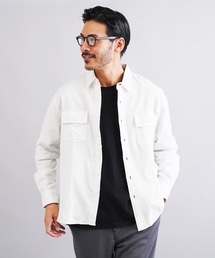 長袖CPOフランネルシャツ