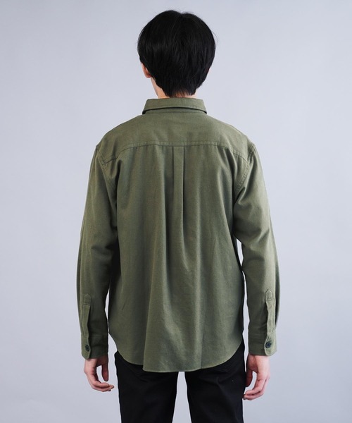 jiggys shop（ジギーズショップ）の「長袖CPOフランネルシャツ（シャツ/ブラウス・メンズ・グレー/ブラック/カーキ/グレー系その他/ネイビー/ホワイト・SMALL/MEDIUM/LARGE/X-LARGE）」の20枚目の写真