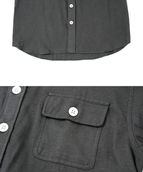 jiggys shop（ジギーズショップ）の「長袖CPOフランネルシャツ（シャツ/ブラウス・メンズ・グレー/ブラック/カーキ/グレー系その他/ネイビー/ホワイト・SMALL/MEDIUM/LARGE/X-LARGE）」の22枚目の写真