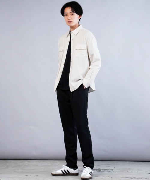 jiggys shop（ジギーズショップ）の「長袖CPOフランネルシャツ（シャツ/ブラウス・メンズ・グレー/ブラック/カーキ/グレー系その他/ネイビー/ホワイト・SMALL/MEDIUM/LARGE/X-LARGE）」の8枚目の写真