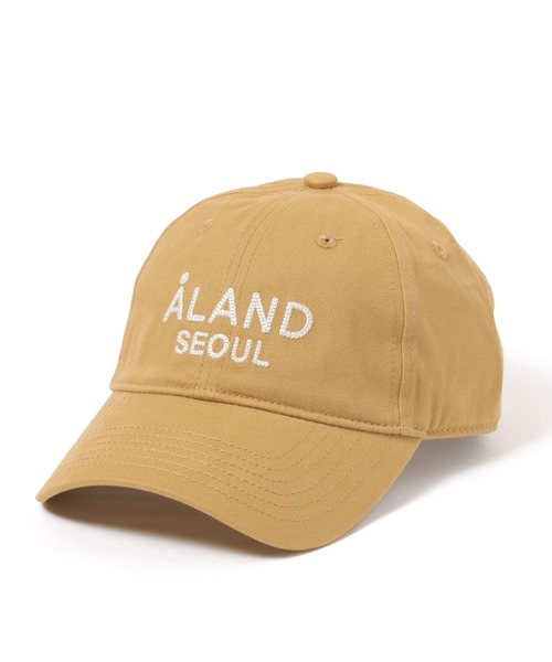 ALAND(エーランド)の「【UNISEX】ALAND/SEOUL CAP(キャップ・レディース・ブルー/ベージュ/ブラック・FREE)」の1枚目の写真