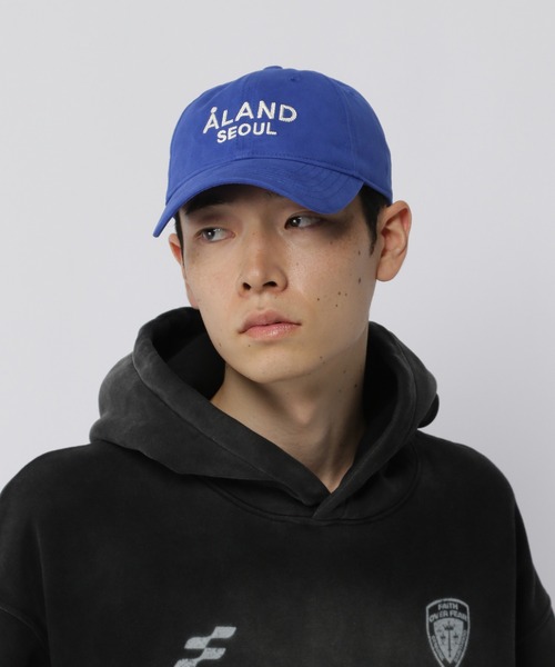 ALAND(エーランド)の「【UNISEX】ALAND/SEOUL CAP(キャップ・レディース・ブルー/ベージュ/ブラック・FREE)」の3枚目の写真