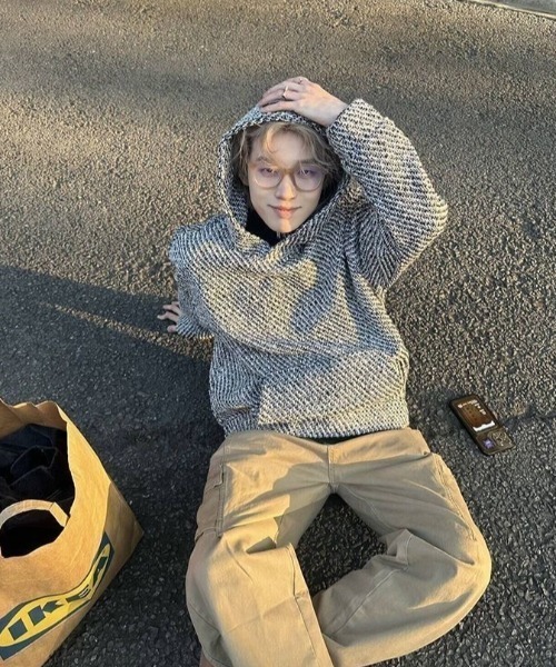 セール】ツイードスタイルパーカー（パーカー）｜FreeZone（フリー