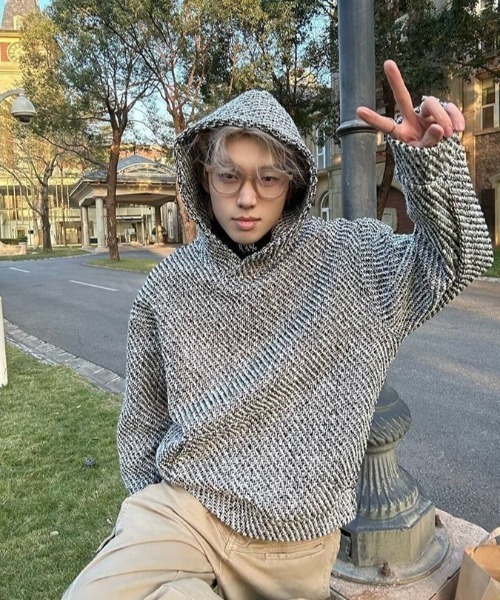 セール】ツイードスタイルパーカー（パーカー）｜FreeZone（フリー