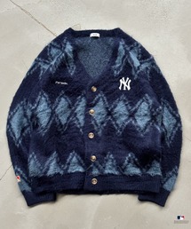 Perushu | Perushu × MLB コラボアーガイルシャギーニットカーディガン(カーディガン/ボレロ)