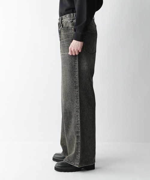 RAGEBLUE（レイジブルー）の「ヴィンテージライク/バギーワイドデニムフレアパンツ（デニムパンツ・メンズ・グレー/ブルー/ブラウン・SMALL/MEDIUM/LARGE）」の16枚目の写真