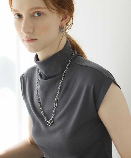 CENE（セネ）の「【CENE】セネ/カラビナネックレス（ネックレス・レディース・ゴールド/シルバー・FREE）」の8枚目の写真