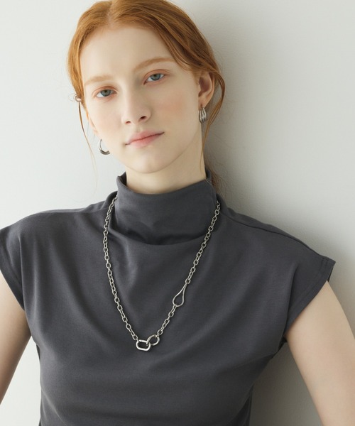 CENE（セネ）の「【CENE】セネ/カラビナネックレス（ネックレス・レディース・ゴールド/シルバー・FREE）」の9枚目の写真