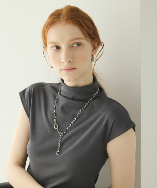 CENE（セネ）の「【CENE】セネ/カラビナネックレス（ネックレス・レディース・ゴールド/シルバー・FREE）」の12枚目の写真