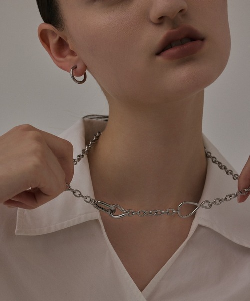 chopovalowena カラビナネックレス Chopova Lowena カラビナ ネックレス | シルバートーン