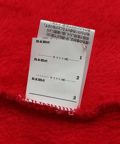 chil2（チルツー）の「サンタ ポンチョ（ポンチョ・キッズ・レッド・80-95cm/100-110cm）」の2枚目の写真