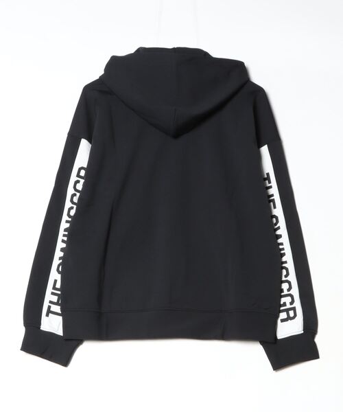 SWINGGGR（スウィンガー）の「SWINGGGR/スウィンガー/PUNCH LINE PARKA（パーカー・メンズ・ブラック/ホワイト・1/2/4/3）」の3枚目の写真