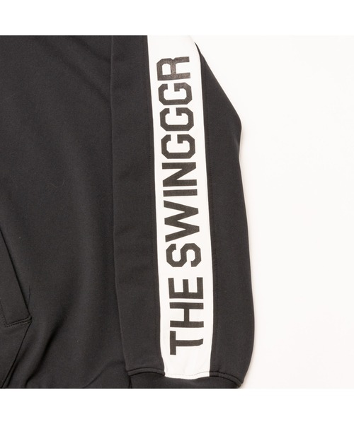 SWINGGGR（スウィンガー）の「SWINGGGR/スウィンガー/PUNCH LINE PARKA（パーカー・メンズ・ブラック/ホワイト・1/2/4/3）」の4枚目の写真