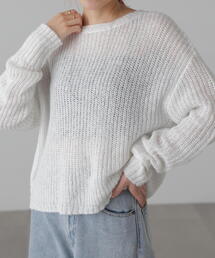 FREE'S MART | [MFM]スパンコールカタアゼニット(ニット/セーター)