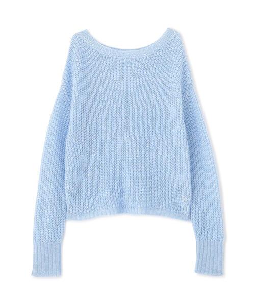 FREE'S MART（フリーズマート）の「[MFM]スパンコールカタアゼニット（ニット/セーター・レディース・ブルー/グレー/ホワイト・FREE）」の21枚目の写真