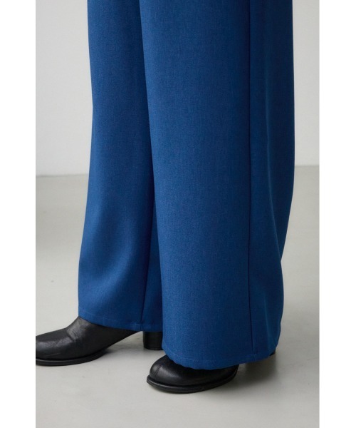 AZUL by moussy(アズールバイマウジー)の「ベーシックリラックスワイドパンツ(スラックス・レディース・ブラック/グレー/ネイビー・FREE)」の5枚目の写真