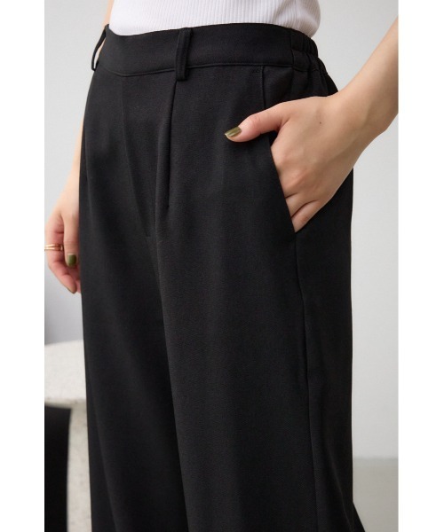 AZUL by moussy(アズールバイマウジー)の「ベーシックリラックスワイドパンツ(スラックス・レディース・ブラック/グレー/ネイビー・FREE)」の14枚目の写真