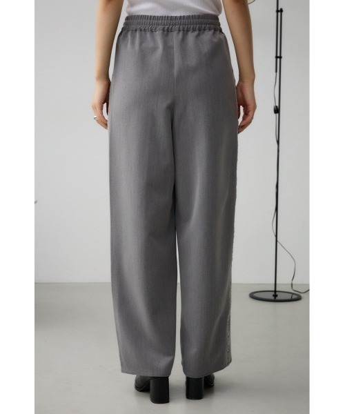 AZUL by moussy(アズールバイマウジー)の「ラメストライプサイドラインパンツ(スラックス・レディース・グレー/ネイビー・FREE)」の8枚目の写真