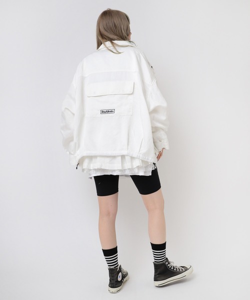 RNA(アールエヌエー)の「J2136 メニポケアウトドアジャケット(ブルゾン・レディース・オレンジ/ブラック/ホワイト・MEDIUM)」の17枚目の写真