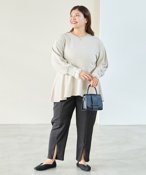 2WAYセンターファスナースリットパンツ（スラックス）｜LAVEANGE