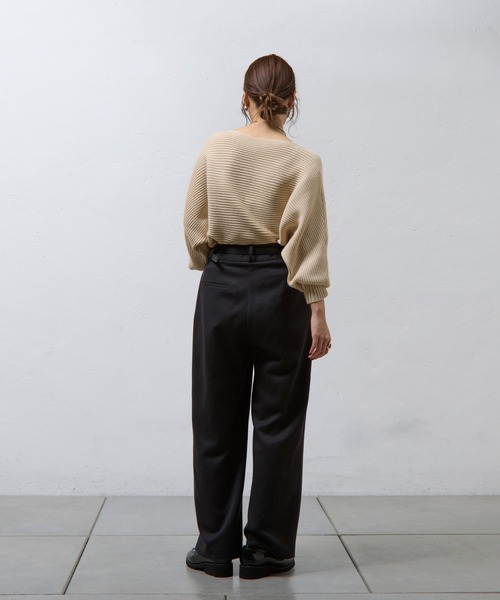 COLONY 2139（コロニートゥーワンスリーナイン）の「ラメ混ドルマンニットプルオーバー（ニット/セーター・レディース・ブラック/グレー/ベージュ/ライトグレー・FREE）」の8枚目の写真