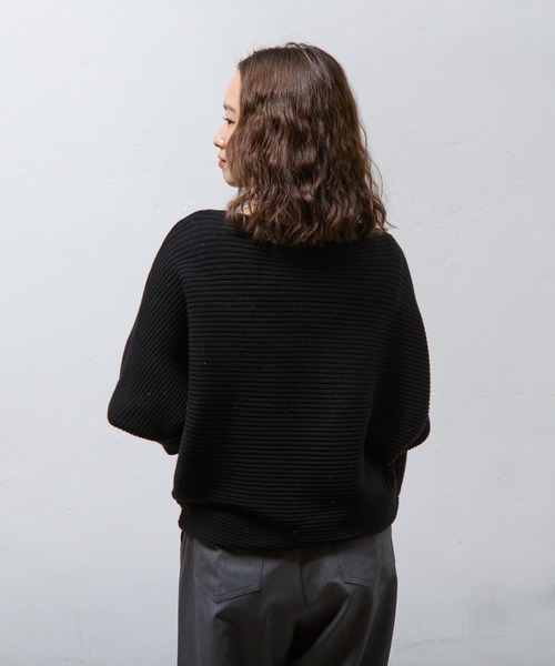 COLONY 2139（コロニートゥーワンスリーナイン）の「ラメ混ドルマンニットプルオーバー（ニット/セーター・レディース・ブラック/グレー/ベージュ/ライトグレー・FREE）」の19枚目の写真