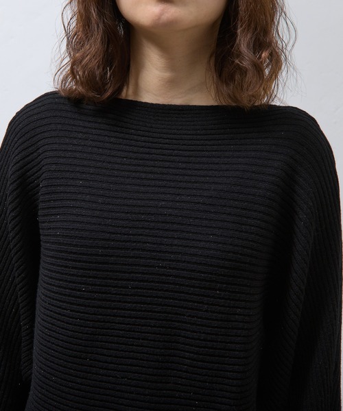 COLONY 2139（コロニートゥーワンスリーナイン）の「ラメ混ドルマンニットプルオーバー（ニット/セーター・レディース・ブラック/グレー/ベージュ/ライトグレー・FREE）」の14枚目の写真