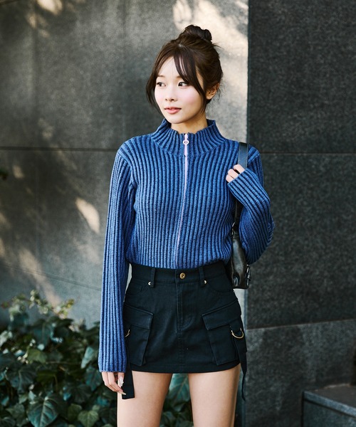 sedacle girl(セダクルガール)の「ポケットミニスカート(スカート・レディース・ブラック/ブラウン・SMALL/MEDIUM)」の7枚目の写真