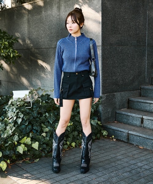 sedacle girl(セダクルガール)の「ポケットミニスカート(スカート・レディース・ブラック/ブラウン・SMALL/MEDIUM)」の16枚目の写真