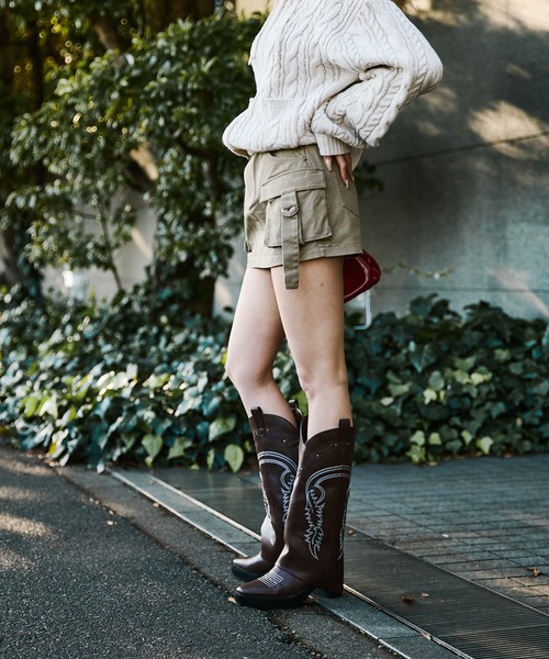 sedacle girl(セダクルガール)の「ポケットミニスカート(スカート・レディース・ブラック/ブラウン・SMALL/MEDIUM)」の22枚目の写真