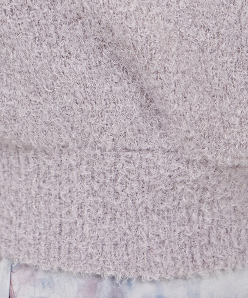 ROYAL PARTY(ロイヤルパーティー)の「カシュクールニットトップス(ニット/セーター・レディース・オフホワイト/ピンク/グレー・FREE)」の9枚目の写真