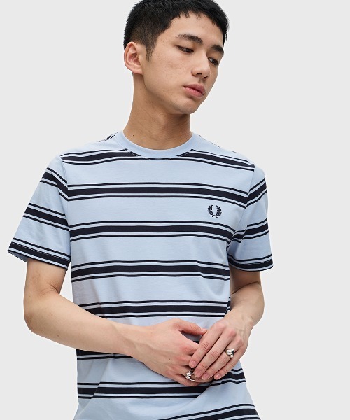 Tシャツ・カットソー FRED PERRY [Sharp] Fine Stripe T-shirt 5FT1983 Tシャツ・カットソー FRED PERRY [Sharp] Fine Stripe T-shirt
