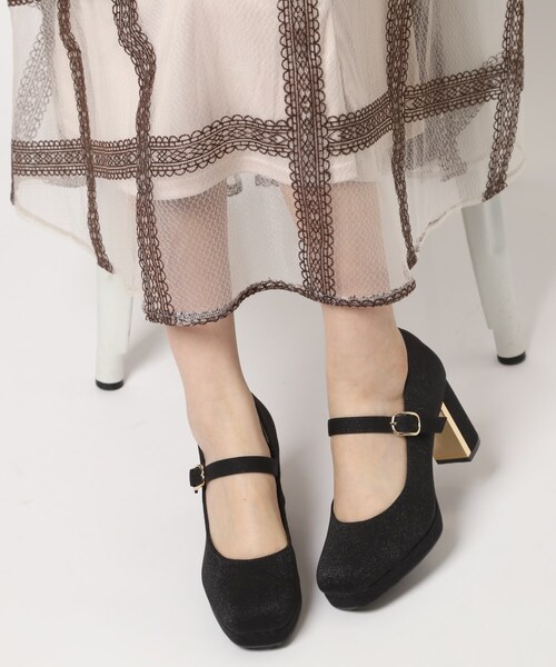 ESPERANZA(エスペランサ)の「甲ストラップパンプス(パンプス・レディース・ブラック系2/ピンク系7・22.0cm/22.5cm/23.0cm/23.5cm/24.0cm/24.5cm)」の6枚目の写真