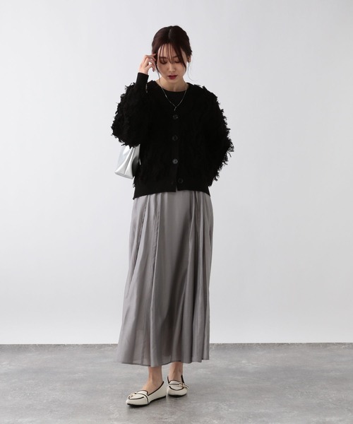 セール】ジャガードフリンジカーディガン/283796（カーディガン