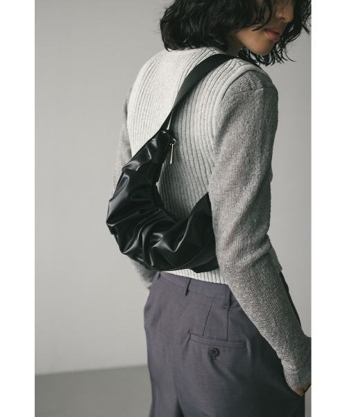 STYLEMIXER（スタイルミキサー）の「ドロップギャザーバッグ（ハンドバッグ・レディース・ホワイト/ブラック/イエロー・FREE）」の2枚目の写真