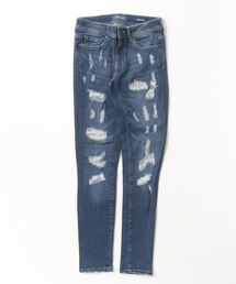 セール】London Denim(MAY FAIR)High waist crash Skinny / ハイ