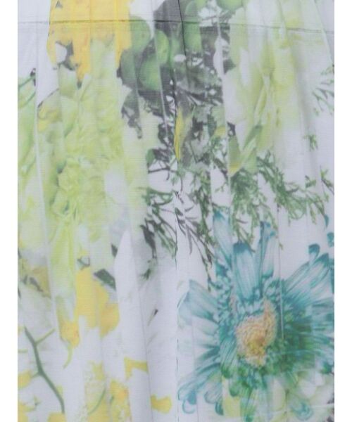 LAGUNAMOON(ラグナムーン)の「【DELIGENCE PARLOURコラボ】アートフラワープリントシアースカート(スカート・レディース・ベージュ/ライトグレー・FREE)」の10枚目の写真