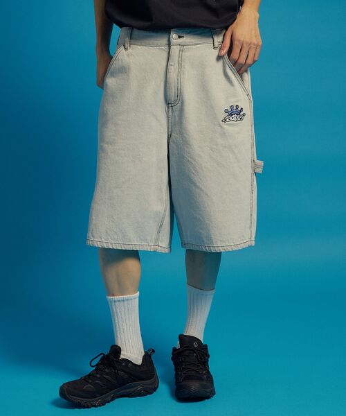 SEQUENZ(シークエンズ)の「【SEQUENZ(シークエンズ)】BACK EMB. SHORT DENIM / デニム パンツ 半ズボン ショーツ ワンポイント 刺繍(その他パンツ・メンズ・ブラック/ライトグレー/ネイビー/その他1・SMALL/MEDIUM/LARGE)」の10枚目の写真