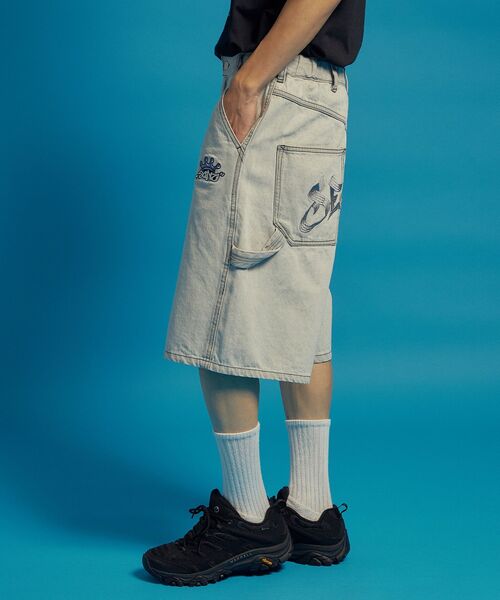 SEQUENZ(シークエンズ)の「【SEQUENZ(シークエンズ)】BACK EMB. SHORT DENIM / デニム パンツ 半ズボン ショーツ ワンポイント 刺繍(その他パンツ・メンズ・ブラック/ライトグレー/ネイビー/その他1・SMALL/MEDIUM/LARGE)」の13枚目の写真
