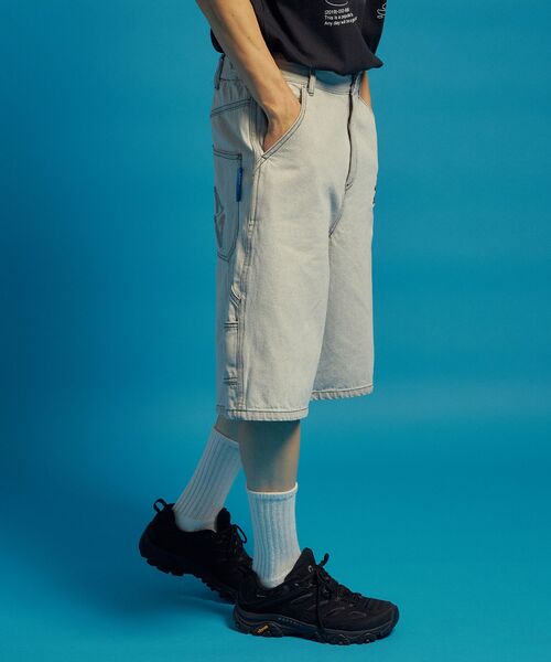 SEQUENZ(シークエンズ)の「【SEQUENZ(シークエンズ)】BACK EMB. SHORT DENIM / デニム パンツ 半ズボン ショーツ ワンポイント 刺繍(その他パンツ・メンズ・ブラック/ライトグレー/ネイビー/その他1・SMALL/MEDIUM/LARGE)」の15枚目の写真