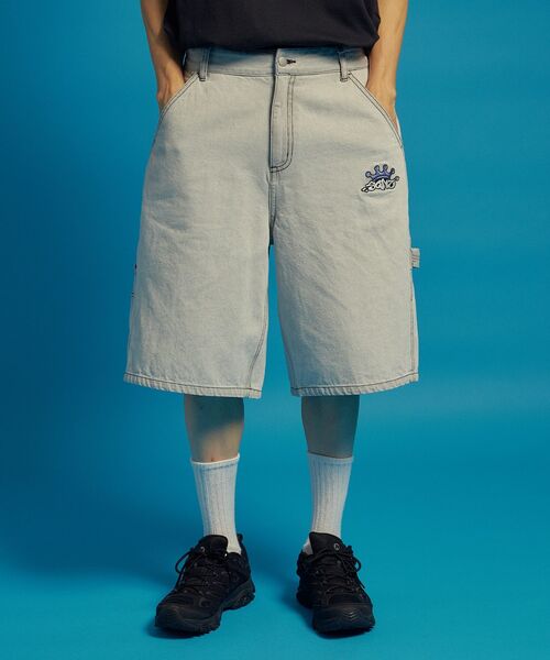 SEQUENZ(シークエンズ)の「【SEQUENZ(シークエンズ)】BACK EMB. SHORT DENIM / デニム パンツ 半ズボン ショーツ ワンポイント 刺繍(その他パンツ・メンズ・ブラック/ライトグレー/ネイビー/その他1・SMALL/MEDIUM/LARGE)」の17枚目の写真