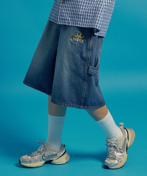 SEQUENZ(シークエンズ)の「【SEQUENZ(シークエンズ)】BACK EMB. SHORT DENIM / デニム パンツ 半ズボン ショーツ ワンポイント 刺繍(その他パンツ・メンズ・ブラック/ライトグレー/ネイビー/その他1・SMALL/MEDIUM/LARGE)」の18枚目の写真
