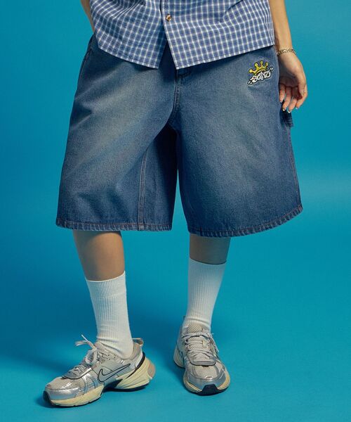 SEQUENZ(シークエンズ)の「【SEQUENZ(シークエンズ)】BACK EMB. SHORT DENIM / デニム パンツ 半ズボン ショーツ ワンポイント 刺繍(その他パンツ・メンズ・ブラック/ライトグレー/ネイビー/その他1・SMALL/MEDIUM/LARGE)」の20枚目の写真