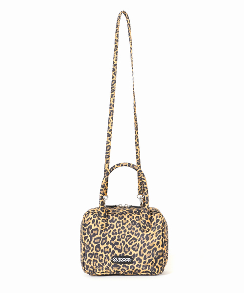 OUTDOOR PRODUCTS(アウトドアプロダクツ)の「2WAY CUBE BAG LEOPARD(ショルダーバッグ・レディース・キャメル・FREE)」の14枚目の写真