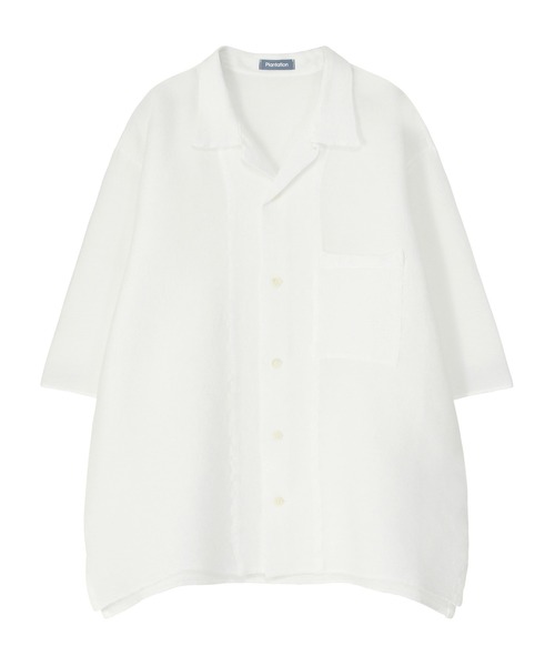 Plantation デザインブラウス プランテーション シャツ ホワイト Plantation プランテーション/WOMEN'S Tops/シャツ/ブラウス